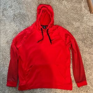 Nike Red Hoodie with Black Details XL